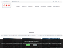 Tablet Screenshot of gegsrl.com